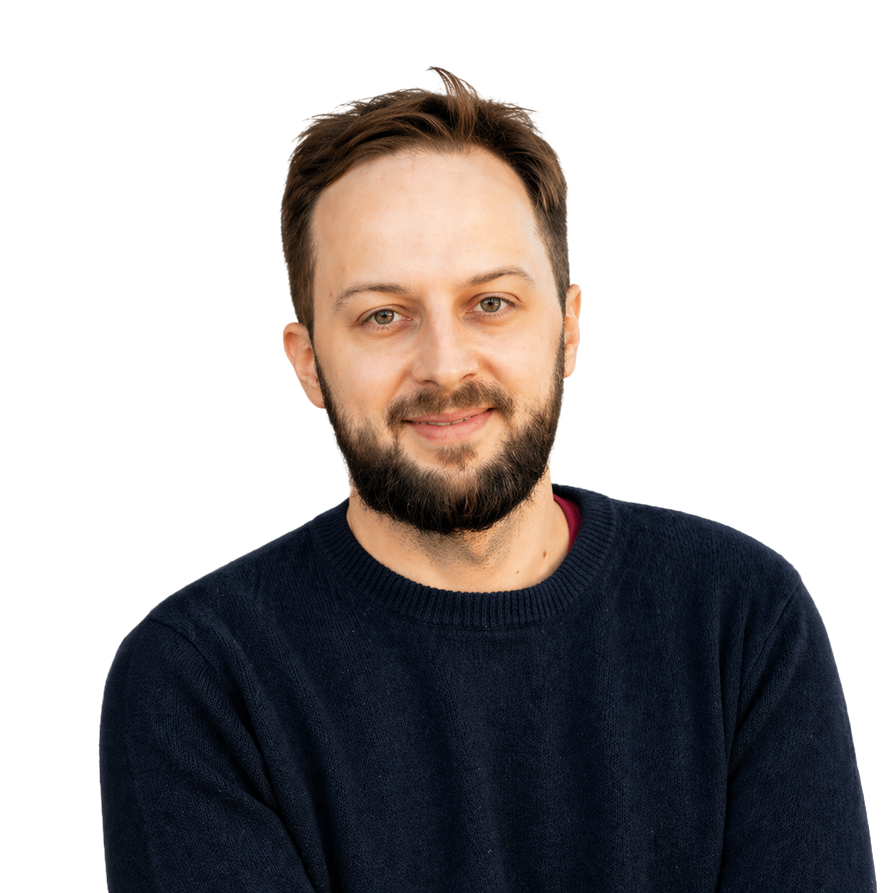 Portrait of Elvis Sikora.